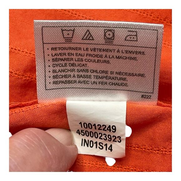 Embrodered Ariat Fitted Long Sleeve Pearl Snap Western Shirt Burnt Orange Sz XL - Picture 11 of 11